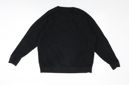 Womens UK Size L NEXT Black Pullover Sweatshirt