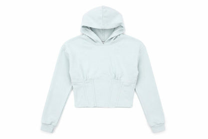 By Swan Womens Blue Cotton Pullover Hoodie Size S Pullover