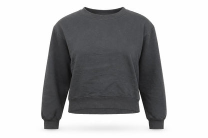 Zara Womens Grey Cotton Pullover Sweatshirt Size S Pullover