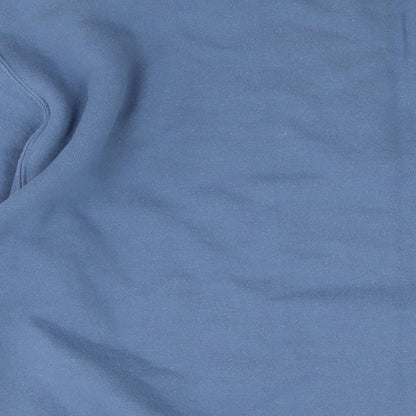 Gildan Womens Blue Cotton Pullover Sweatshirt Size L Pullover - Prosecco Ho Ho Ho, Christmas Jumper