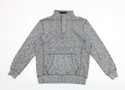 Mens UK Size M Easy Grey Pullover Sweatshirt
