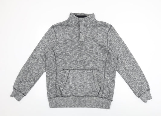 Mens UK Size M Easy Grey Pullover Sweatshirt