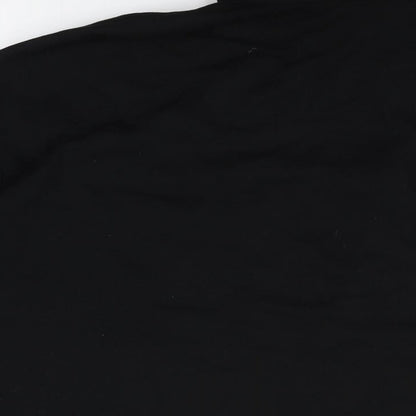 Womens UK Size XL H&M Black Basic T-Shirt