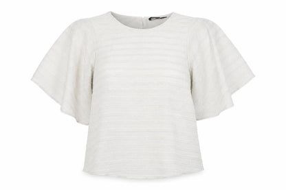Womens UK Size 12 Dorothy Perkins White Basic T-Shirt