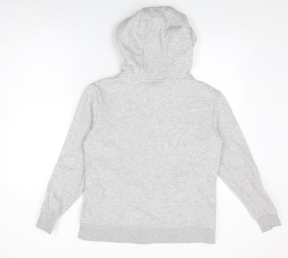 Womens UK Size 10 LA Gear Grey Full Zip Hoodie
