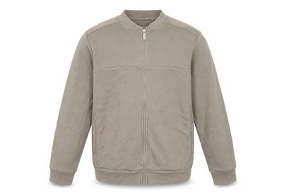 Front view of Next boys’ brown jacket, size 11, years zip