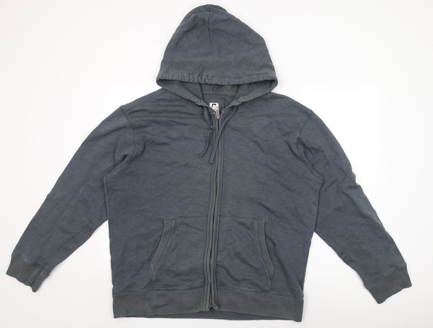 Mens UK Size XL Gap Blue Full Zip Hoodie