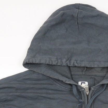 Mens UK Size XL Gap Blue Full Zip Hoodie