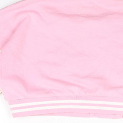 Womens UK Size M Rising Pink Varsity Jacket