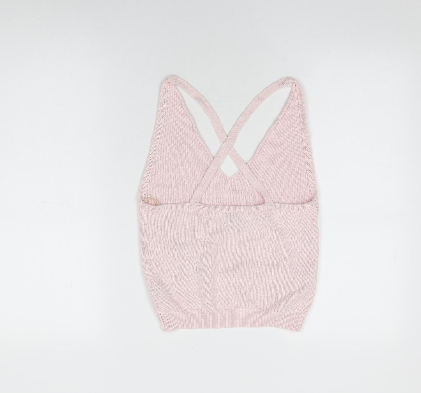 Womens UK Size M FOREVER 21 Pink Basic T-Shirt