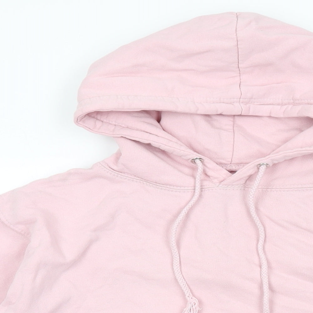 HNR LDN Womens Pink Cotton Pullover Hoodie Size XS Pullover - Sun Print, Star Signs