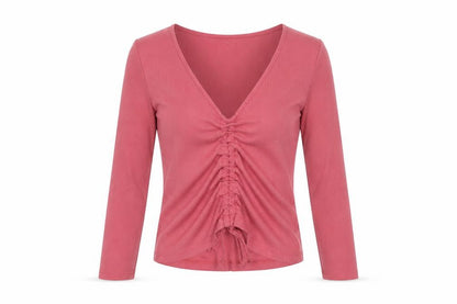 Womens UK Size XS Monki Pink Basic T-Shirt