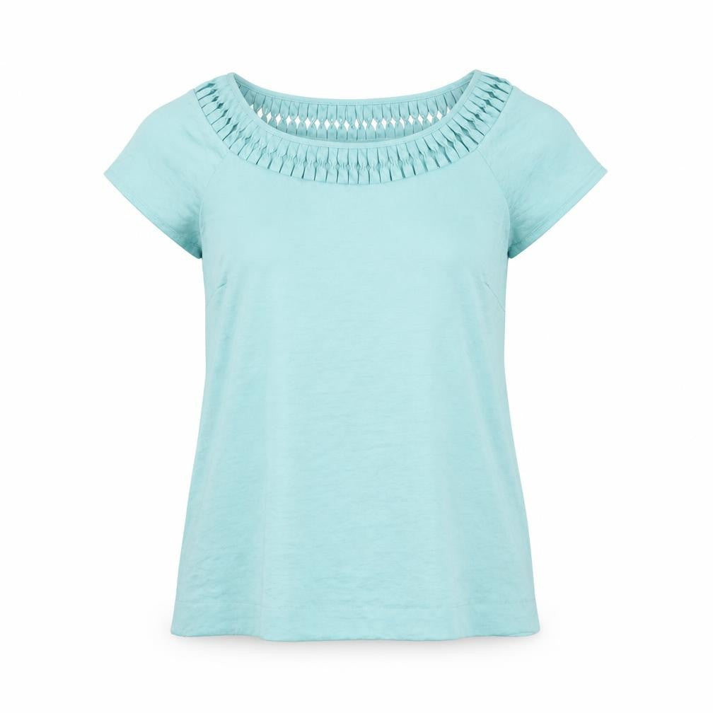 Womens UK Size 12 H&M Blue Basic Blouse