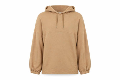 Marks & Spencer Womens Beige Polyester Pullover Hoodie Size 8 Pullover
