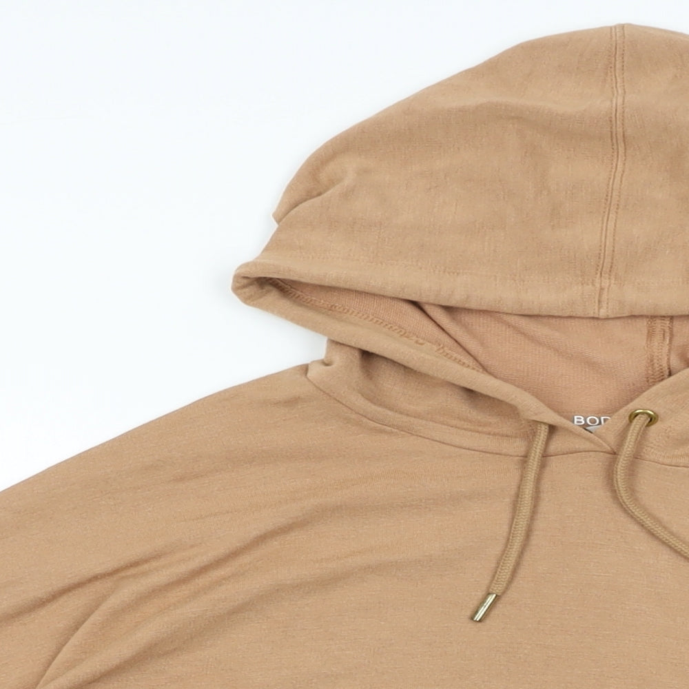 Marks and Spencer Womens Beige Polyester Pullover Hoodie Size 8 Pullover