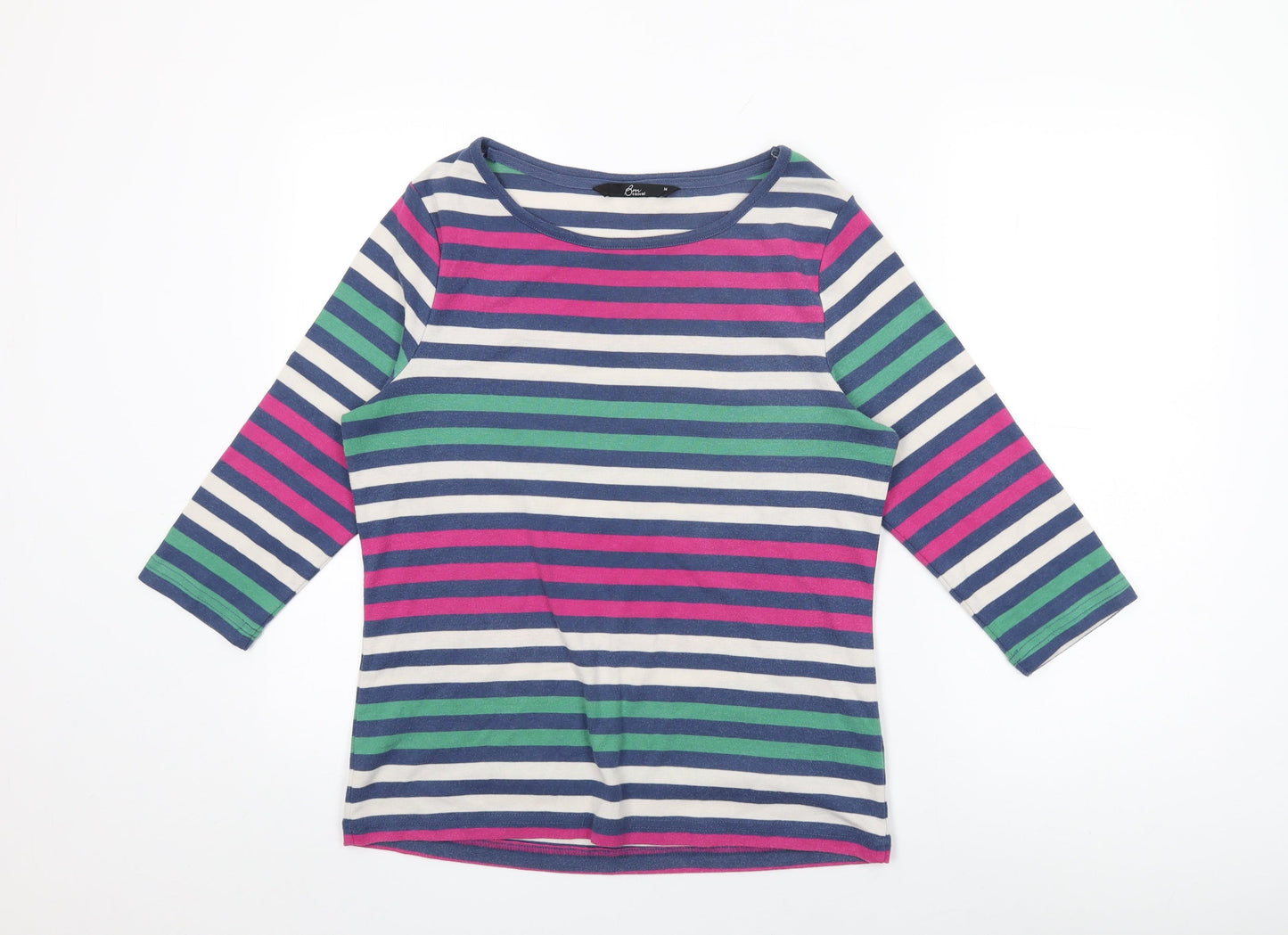 Womens UK Size M BM Collection Multicoloured Basic T-Shirt