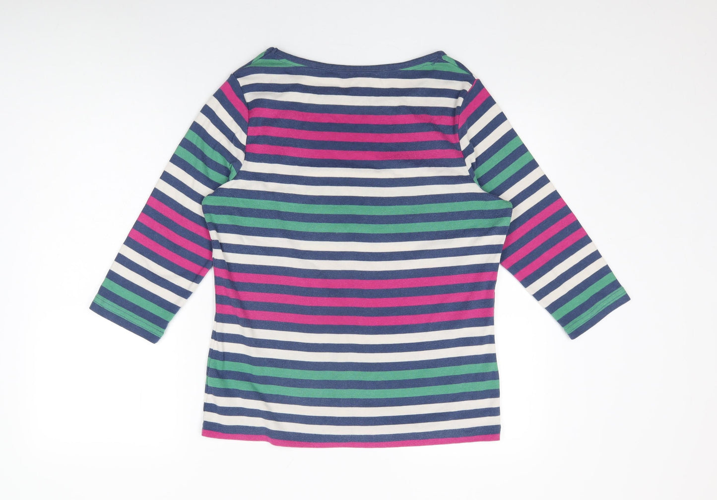 Womens UK Size M BM Collection Multicoloured Basic T-Shirt