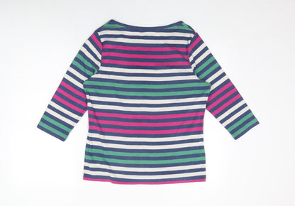 Womens UK Size M BM Collection Multicoloured Basic T-Shirt
