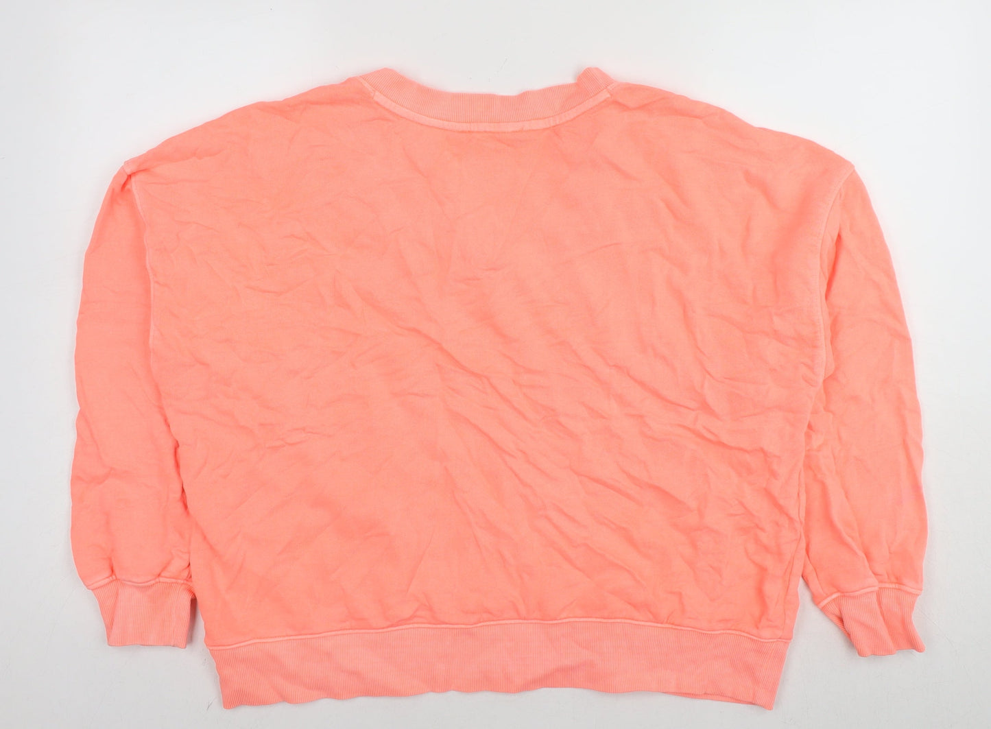Botique Womens Pink Cotton Pullover Sweatshirt Size M Pullover