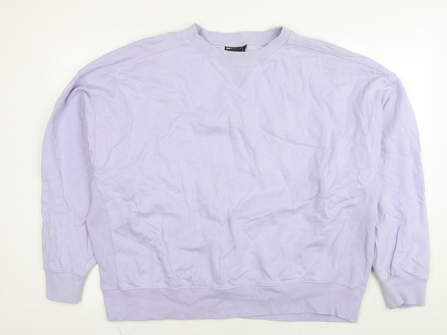 Womens UK Size 8 ASOS Purple Pullover Sweatshirt