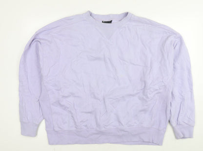 Womens UK Size 8 ASOS Purple Pullover Sweatshirt