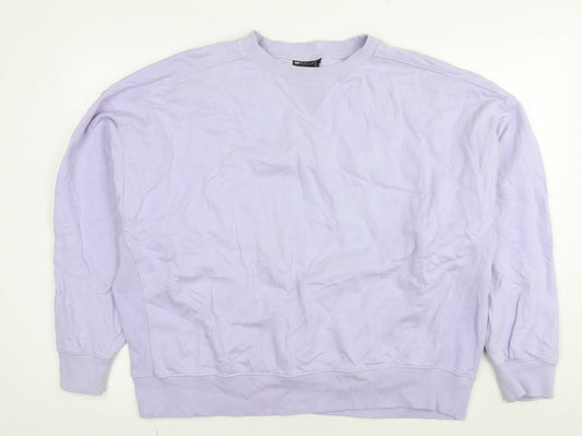 Womens UK Size 8 ASOS Purple Pullover Sweatshirt