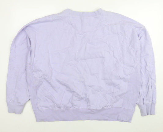 Womens UK Size 8 ASOS Purple Pullover Sweatshirt