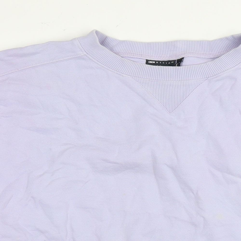 Womens UK Size 8 ASOS Purple Pullover Sweatshirt