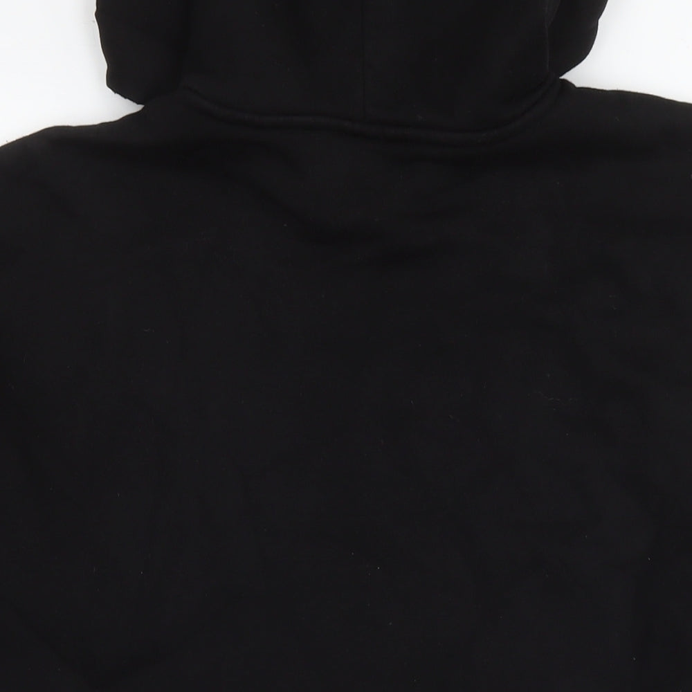 Mens UK Size M Boohoo Black Pullover Hoodie