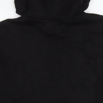 Mens UK Size M Boohoo Black Pullover Hoodie