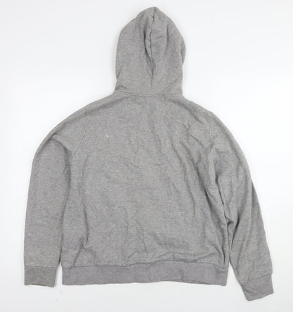 Womens UK Size L Divided by H&M Grey Full Zip Hoodie
