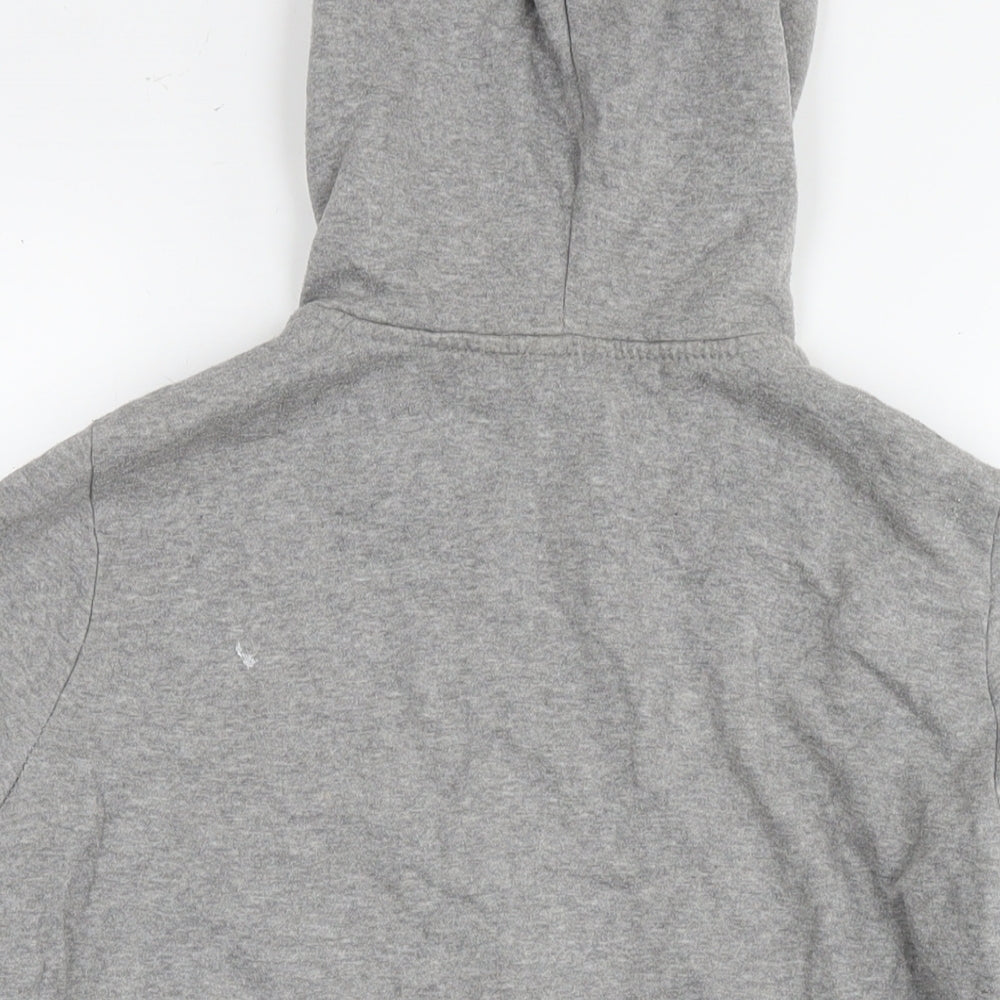 Womens UK Size L Divided by H&M Grey Full Zip Hoodie