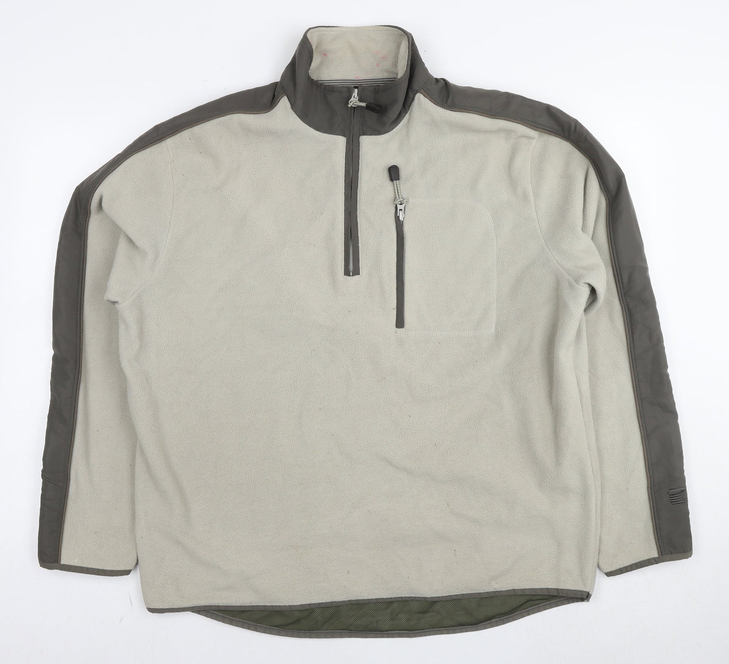Mens UK Size L NEXT Beige Pullover Sweatshirt