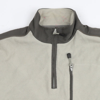 Mens UK Size L NEXT Beige Pullover Sweatshirt