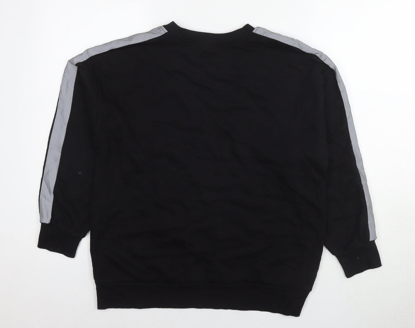 Womens UK Size S FOREVER 21 Black Pullover Sweatshirt