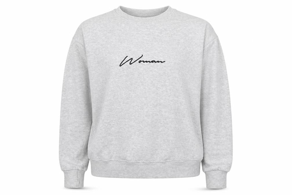 Womens UK Size 6 Boohoo Grey Pullover Sweatshirt