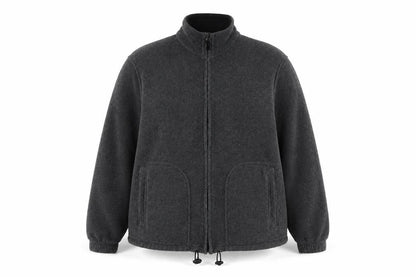 Marks & Spencer Womens Grey Jacket Size 14 Zip