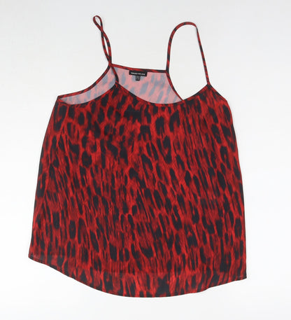 Womens UK Size 10 Warehouse Red Camisole Tank