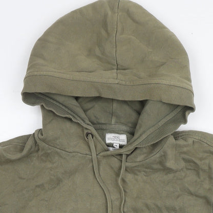 Next Womens Green Cotton Pullover Hoodie Size M Pullover