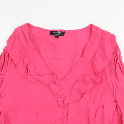 Womens UK Size 14 JD Williams Pink Tunic Blouse