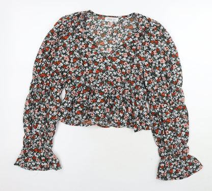 Womens UK Size 10 Urban Bliss Multicoloured Basic Blouse