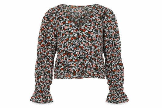 Womens UK Size 10 Urban Bliss Multicoloured Basic Blouse