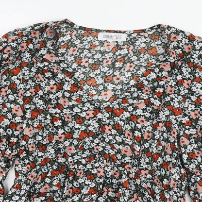 Womens UK Size 10 Urban Bliss Multicoloured Basic Blouse