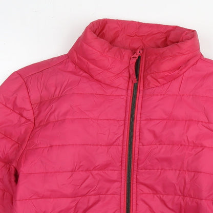Jones Womens Pink Jacket Size 12 Zip