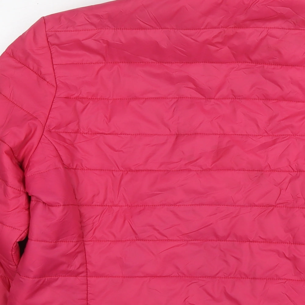 Jones Womens Pink Jacket Size 12 Zip