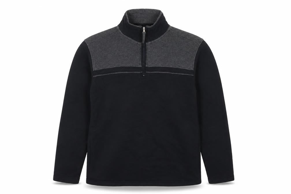 Mens UK Size M Blue Harbour Black Full Zip Sweatshirt