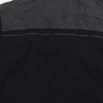 Mens UK Size M Blue Harbour Black Full Zip Sweatshirt