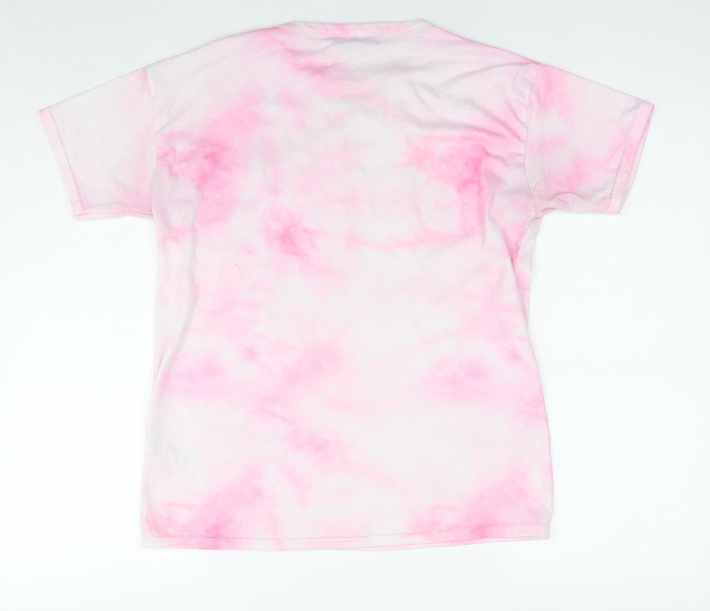 New Girl Order Womens Pink Polyester Basic T-Shirt Size 8 Round Neck - Logo