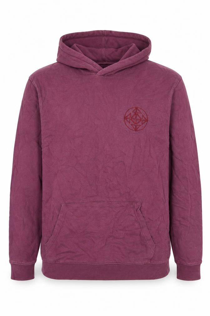 Mens UK Size M Topman Purple Pullover Hoodie