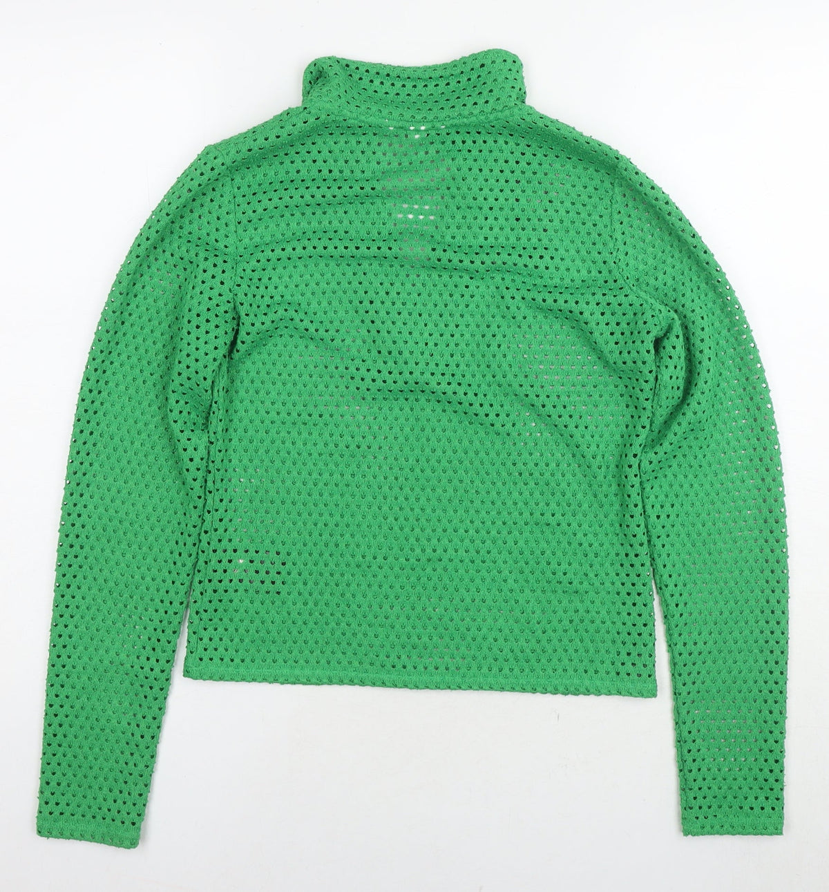 Womens UK Size S H&M Green Pullover Jumper